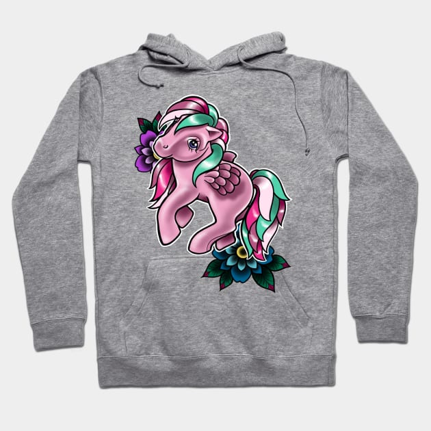 Pink Pony Power My Little Pony Retro Hoodie TeePublic